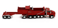 2022 DCP 1:64 *RED* Kenworth T880 Rogue Dump Truck & Transfer Dump Trailer NIB
