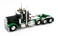 2023 DCP 1:64 *BLACK & GREEN* 389 Peterbilt & ERMC Hydra-Steer BRIDGE BEAM LOAD