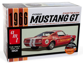 1:25 AMT 1966 Ford Mustang GT Fastback Customizing Kit *PLASTIC MODEL KIT* NIB