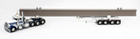 2023 DCP 1:64 *WHITE & BLUE* 389 Peterbilt & ERMC Hydra-Steer BRIDGE BEAM LOAD
