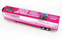 
              2021 DCP 42nd Walcott Truckers Jamboree KENWORTH W900L Reefer PINK Breast Cancer
            