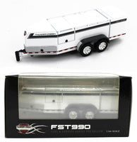 1:64 *WHITE* THUNDER CREEK FST990 Fuel Trailer *DIECAST REPLICA* NIB!