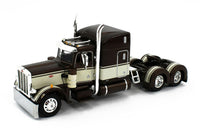 2023 DCP 1:64 *BROWN & CREAM* Peterbilt 359 63" Midroof w/DRY GOODS TRAILER NIB!