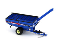 1:64 SpecCast J&M X-Tended X1112 FLOTATION TIRE Grain Cart BLUE *AMERICAN FLAG*