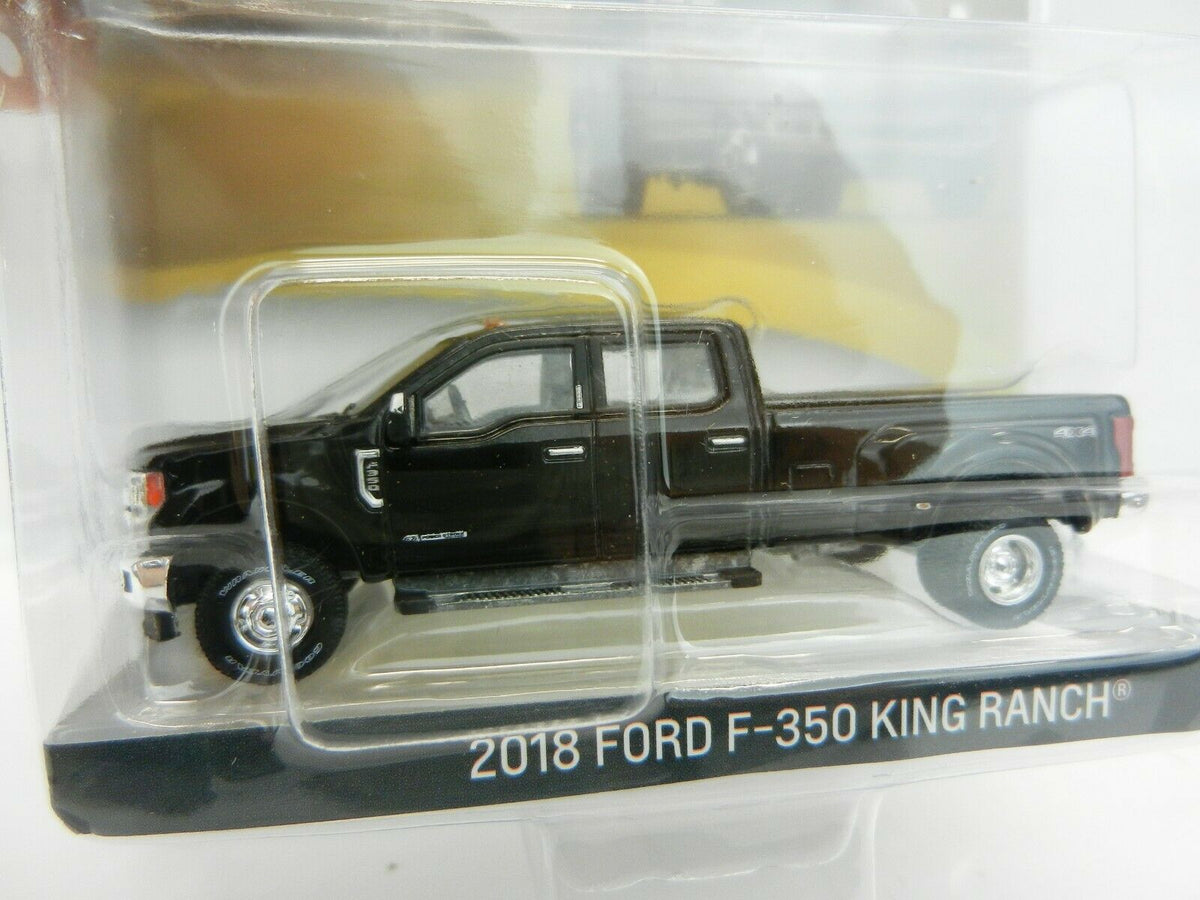 1:64 GreenLight *SHADOW BLACK* 2018 F350 King Ranch DUALLY Pickup