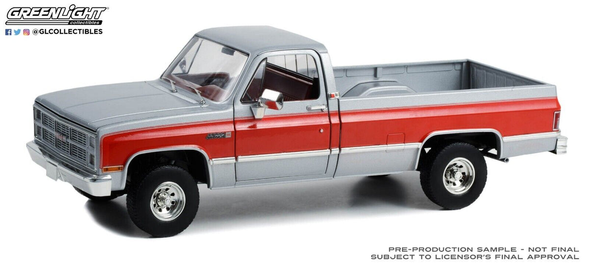 GreenLight/'84 GMC K-2500 Sierraシエラ 1/18 1984 GMC K-2500 Sierra Grande Wideside - Dark Blue Metallic