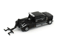 1:64 GreenLight DUALLY DRIVERS 4 Black 2018 Silverado 3500 Tow Truck Wrecker NIP