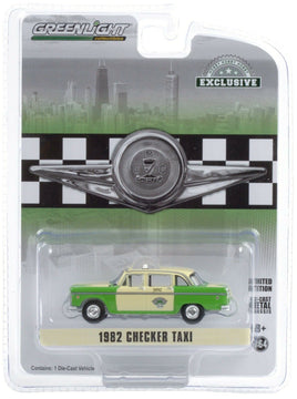 1:64 GreenLight *HOBBY EXCLUSIVE* Chicago Checker 1982 Marathon A11 Taxi Cab NIP
