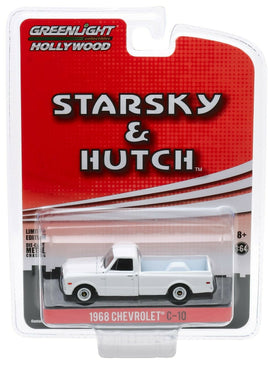 GreenLight *HOLLYWOOD SPECIAL STARSKY & HUTCH* 1968 Chevrolet C10 *WHITE* NIP!