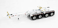 2023 DCP 1:64 *WHITE & BLUE* 389 Peterbilt & ERMC Hydra-Steer BRIDGE BEAM LOAD