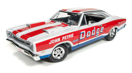 1:18 AUTO WORLD *JOHN PETRIE* 1969 Dodge Super Bee Super Stock Drag NIB!