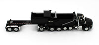 2022 DCP 1:64 *BLACK* Kenworth T880 Rogue Dump Truck & Transfer Dump Trailer NIB