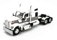 
              DCP 1:64 *WHITE & SILVER* Kenworth W990 High Roof & WILSON LIVESTOCK TRAILER NIB
            