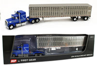 
              DCP 1:64 *BLUE* FORD LTL 9000 Aerodyne WILSON PSAL Stockmaster Livestock Trailer
            