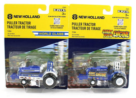 2024 ERTL 1:64 *PULLER* NEW HOLLAND START YOUR ENGINE & WORLD CLASS Tractor SET