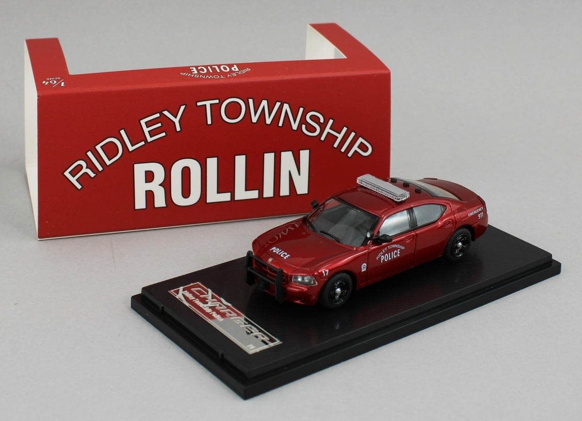 Modèle Réduit Dodge Charger 2008 Police 1:64 Rollin - Neuf Dans Sa Boîte