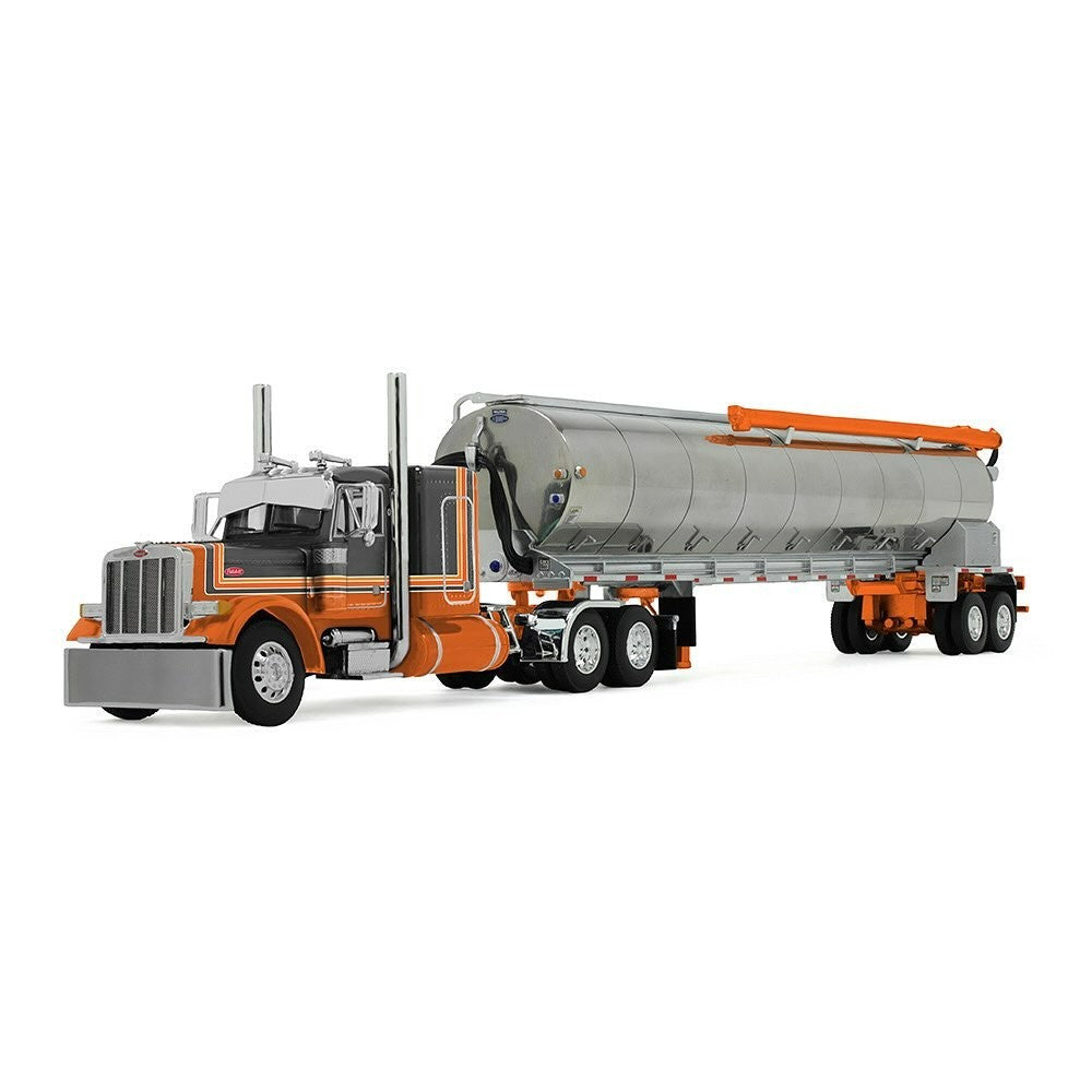 Modellino Peterbilt 379 1/64 Nero E Rame - Nuovo Stile, Telaio 285, DCP, Anno 2023