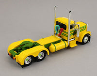 
              DCP 1:64 *YELLOW & GREEN* Peterbilt 379 Day Cab & LODE KING GRAIN TRAILER *NIB*
            