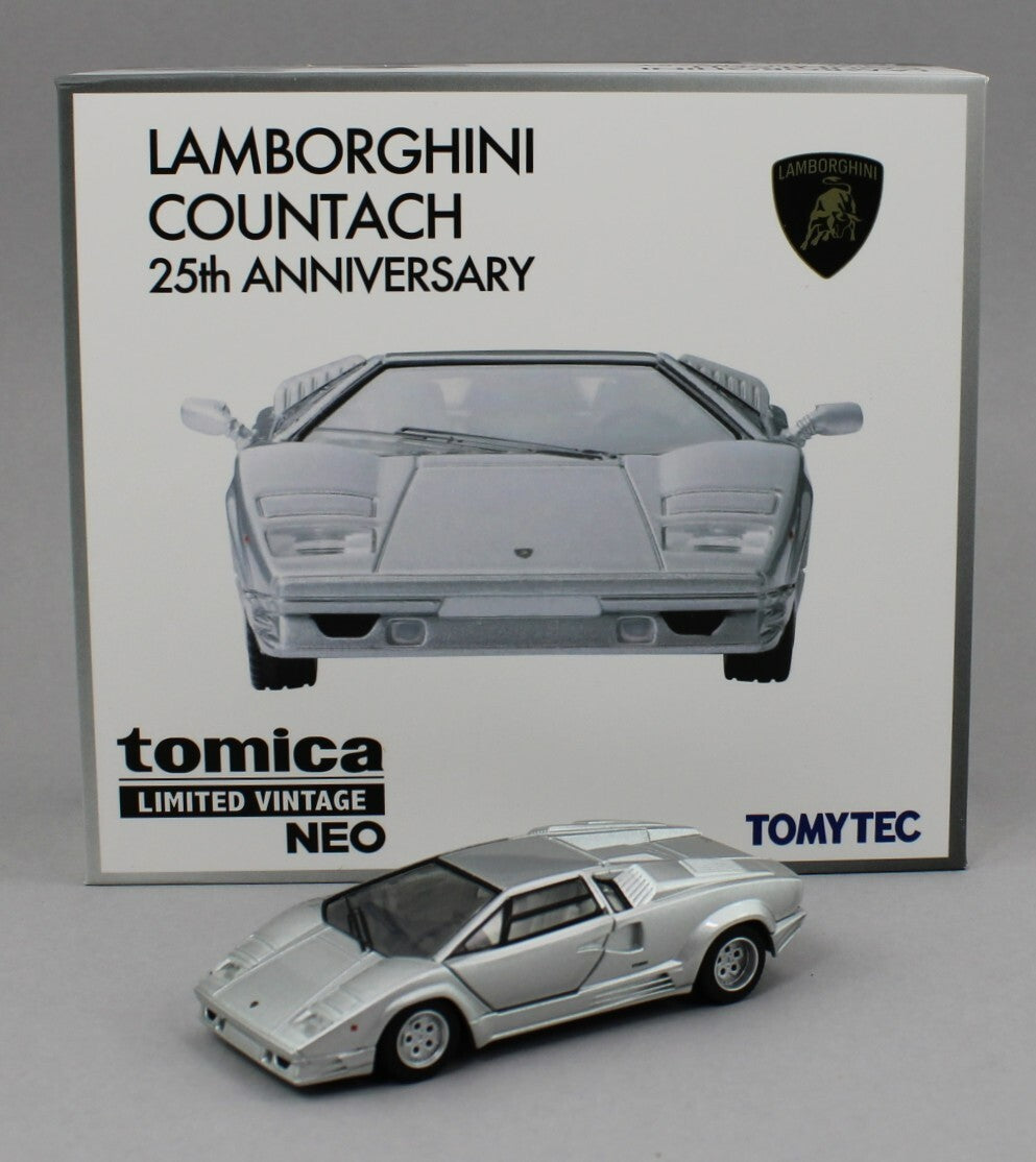 TOMICA LIMITED VINTAGE NEO - SILVER - LAMBORGHINI COUNTACH 25th