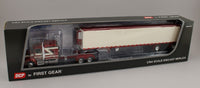 
              DCP 1:64 *RED & BEIGE* Kenworth T660 Flattop w/53' Utility Reefer Trailer NIB
            