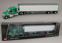 
              DCP 1:64 *GREEN & WHITE* Kenworth W990 Mid Roof w/53' Utility Reefer Trailer NIB
            