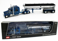 
              DCP 1:64 *BLUE* Kenworth W900L 86" Sleeper & CHROME MAC End Dump Trailer *NIB*
            