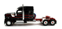 
              DCP 1:64 *BLACK & RED* Kenworth W990 High Roof & WILSON LIVESTOCK TRAILER NIB
            