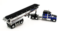 
              DCP 1:64 *BLUE & BLACK* Kenworth W990 Midroof & CHROME MAC End Dump Trailer NIB
            