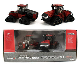 2024 ERTL 1:64 CASE IH *QUADTRAC* 9380 & 715 2-piece SET *PRESTIGE* NIB!