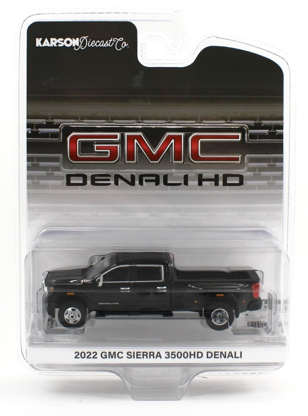 Greenlight GMC sirrra 3500hd dually デナリ 1:64 GreenLight *BLACK* 2022 GMC Sierra 3500HD Denali Crew Cab