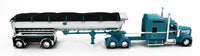 
              DCP 1:64 *AQUA* Kenworth W900L 86" Sleeper & CHROME MAC End Dump Trailer *NIB*
            