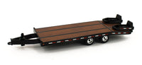 
              DCP 1:64 *BLACK* Tandem Axle BEAVERTAIL TAG TRAILER *DIECAST* NIB
            