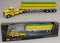 DCP 1:64 *YELLOW & GREEN* Peterbilt 379 Day Cab & LODE KING GRAIN TRAILER *NIB*