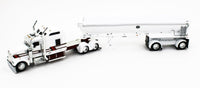 
              DCP 1:64 *WHITE* Kenworth W900L 86" Sleeper & WHITE MAC End Dump Trailer *NIB*
            