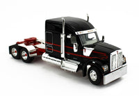 
              DCP 1:64 *BLACK & RED* Kenworth W990 High Roof & WILSON LIVESTOCK TRAILER NIB
            