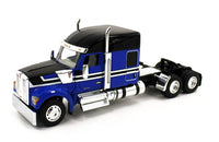 
              DCP 1:64 *BLUE & BLACK* Kenworth W990 Midroof & CHROME MAC End Dump Trailer NIB
            