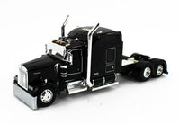 
              DCP 1:64 *BLACK* Kenworth W900L 86" Sleeper & CHROME MAC End Dump Trailer *NIB*
            