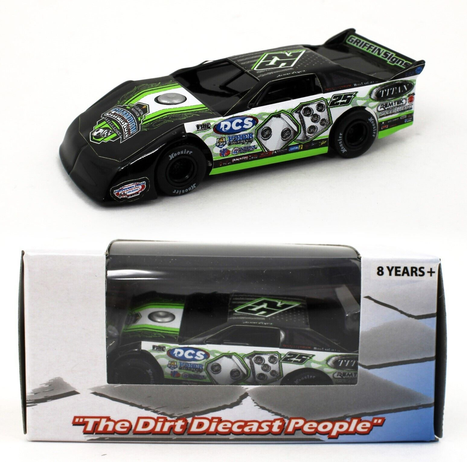2023 ADC 1:64 Dirt Late Model *JASON FEGER* #25 Titan DCS