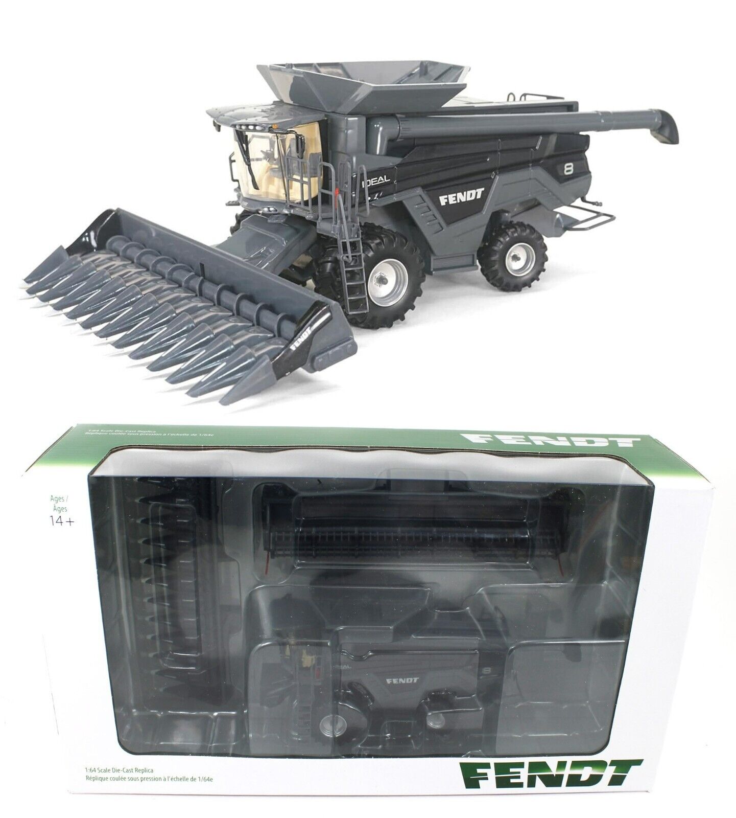 2024 SpecCast 1:64 *FENDT* Ideal Wheeled Combine w/HEADS *HIGH DETAILED*  NIB!