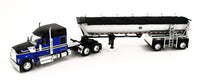 
              DCP 1:64 *BLUE & BLACK* Kenworth W990 Midroof & CHROME MAC End Dump Trailer NIB
            