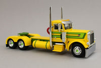 
              DCP 1:64 *YELLOW & GREEN* Peterbilt 379 Day Cab & LODE KING GRAIN TRAILER *NIB*
            