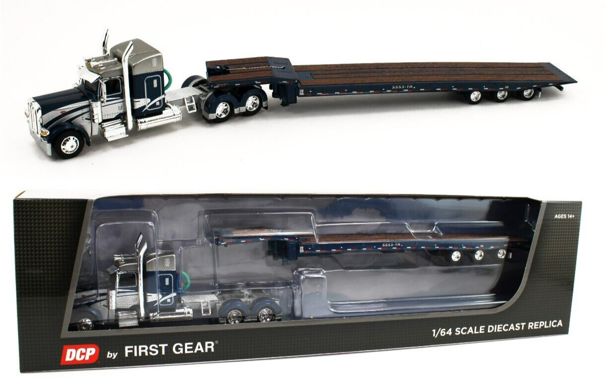 DCP 1:64 *BLUE & SILVER* Peterbilt 389 48 DCP 1:64 *BLUE & SILVER* Peterbilt 389 48