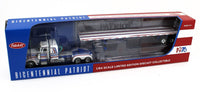 
              1:64 DCP *BICENTENNIAL PATRIOT* Peterbilt 359 36" Flattop w/48' Flatbed *NIB*
            