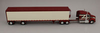 
              DCP 1:64 *RED & BEIGE* Kenworth T660 Flattop w/53' Utility Reefer Trailer NIB
            