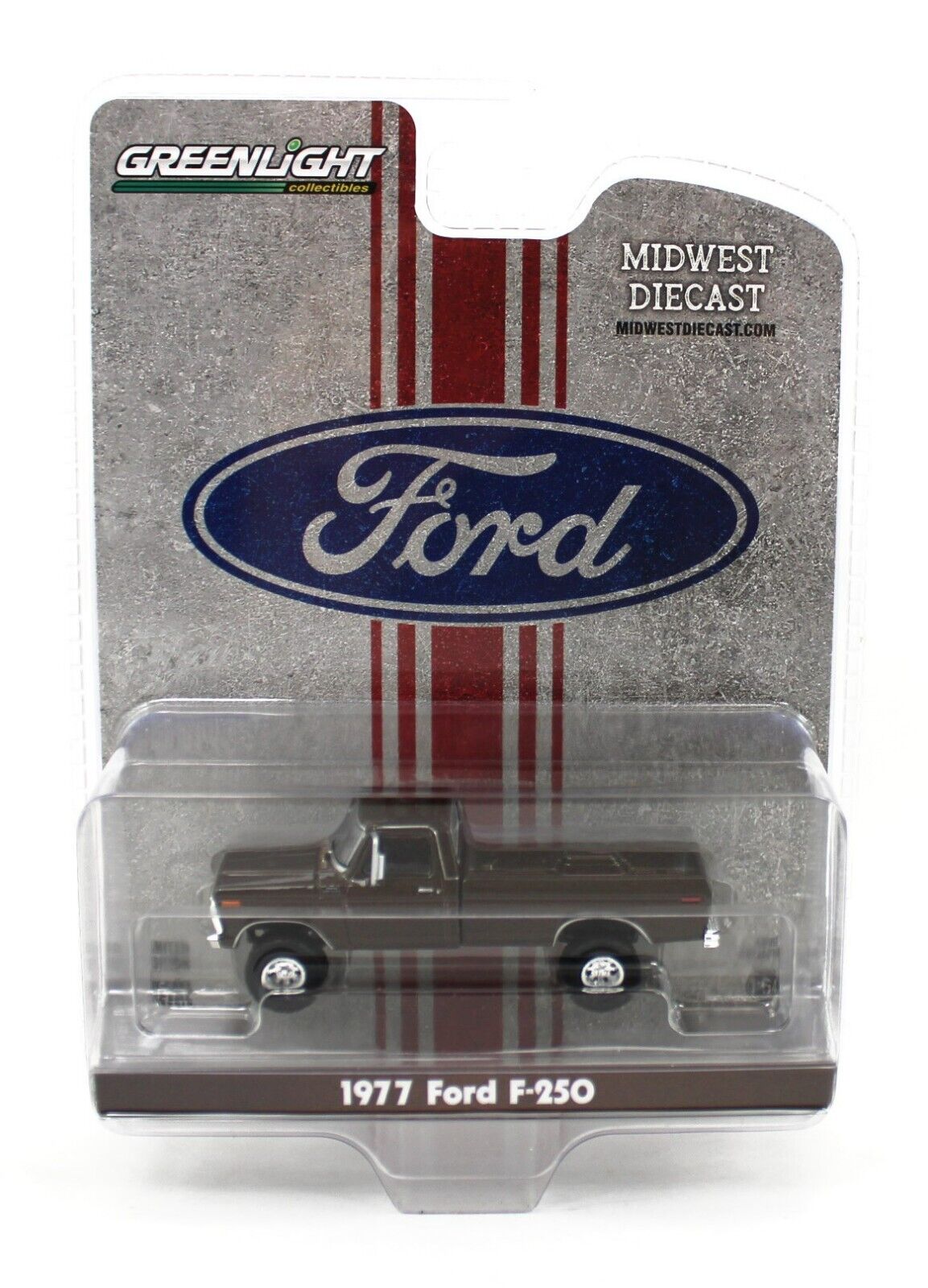 1:64 GreenLight *ROOT BEER BROWN* 1977 Ford F-250 Pickup 4x4 Farm