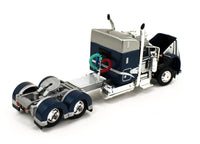 
              DCP 1:64 *BLUE & SILVER* Peterbilt 389 48" Midroof w/TALBERT 5553TA Flatbed NIB!
            