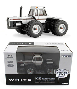 2024 NFTM ED ERTL 1:64 *WHITE* 4-210 *4wd* Tractor w/DUALS *NIB*