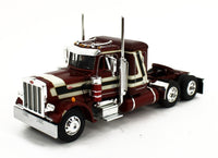 
              1:64 DCP 2024 NFTM *RED* Peterbilt 359 Flattop & Vintage Wilson Livestock NIB
            