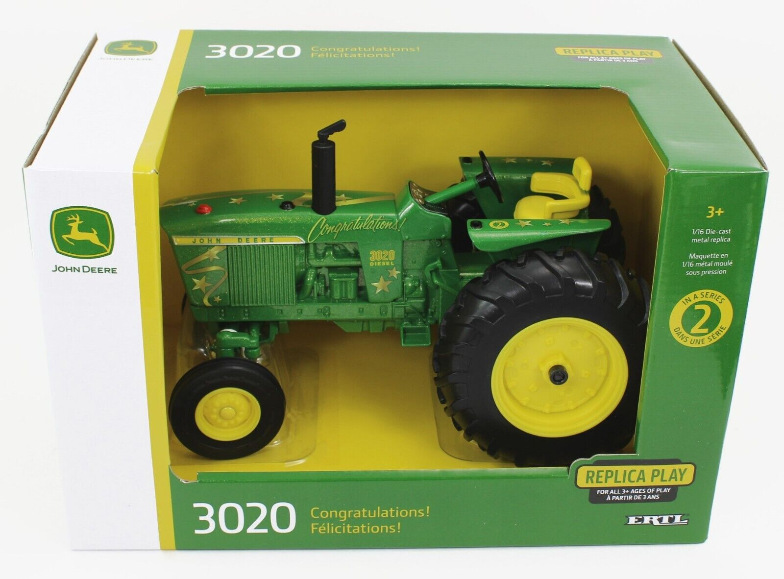 2024 ERTL 116 *JOHN DEERE* Model 3020 *CONGRATULATIONS CELEBRATION* T