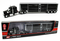 
              DCP 1:64 *BLACK* Kenworth W990 High Roof & WILSON LIVESTOCK TRAILER NIB
            